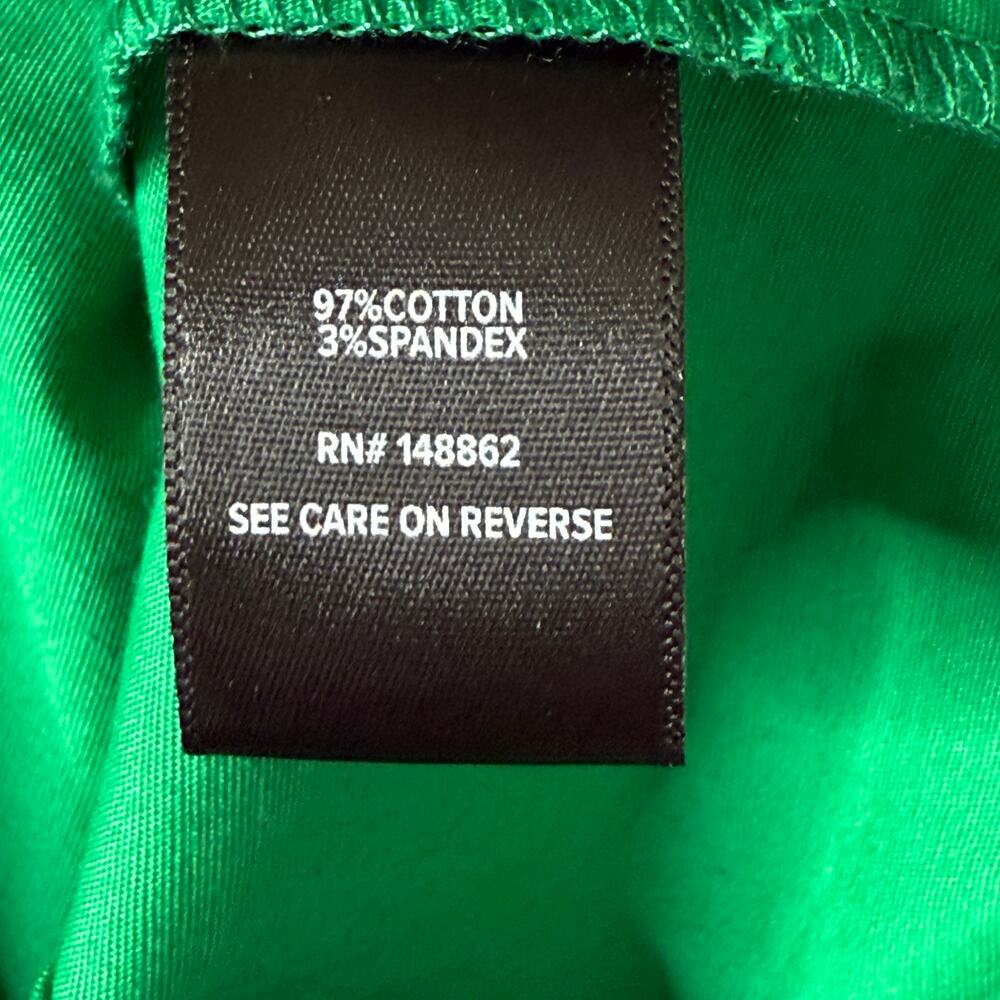 TORRID Midi Poplin Tiered Jelly Bean Green Dress Size 1X Prairie Cottagecore - Picture 7 of 9